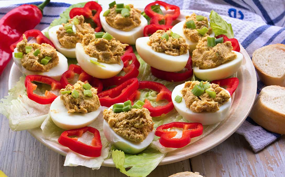 Portugese Stuffed Eggs (Ovos Recheados) | Chef Wan Lifestyle