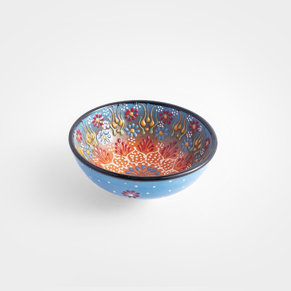 Chef Wan's Turkish Ceramic Decorative Bowl - Turqoise (10cm)