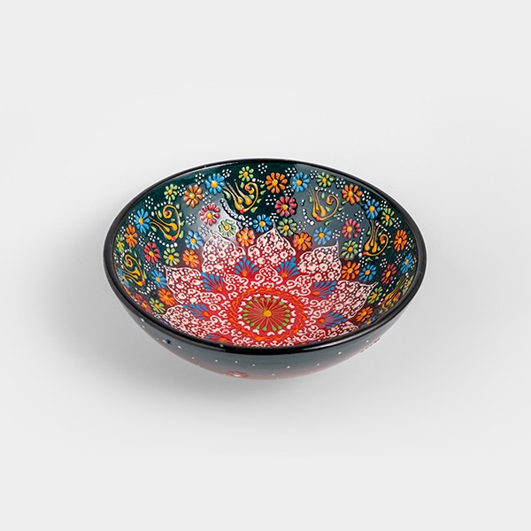 Chef Wan’s Turkish Summer Decorative Bowl (20cm) (GREEN + RED)