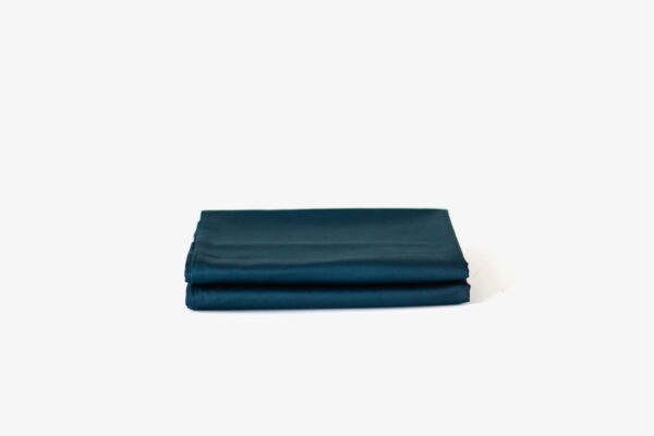 KAPAS pillowcases (x2) - 100% long staple cotton - Navy Blue