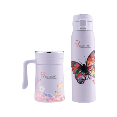 La gourmet Butterfly JY Collection 650ml One Touch with Special 3D Printing + FREE GIFT