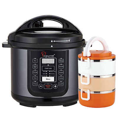 La gourmet® Pressure Cooker (5L) with Free Gift