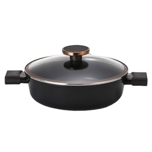 Neoflam Noblesse 24cm Aluminium Low Casserole with Lid