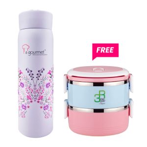La gourmet JY Butterfly Collection 500ml Tumbler with Free Gift