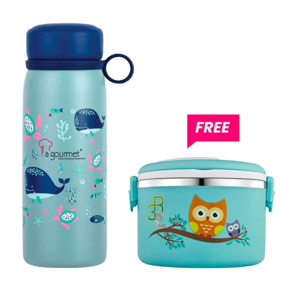 La gourmet® Save The Planet 480ml Thermal Tumbler with Free Gift