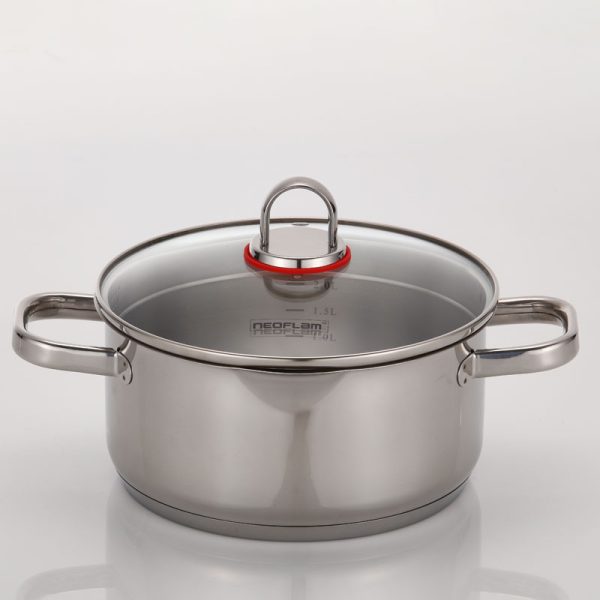 Chef Wan's Edition Neoflam 20cm Stainless Steel Casserole with Lid