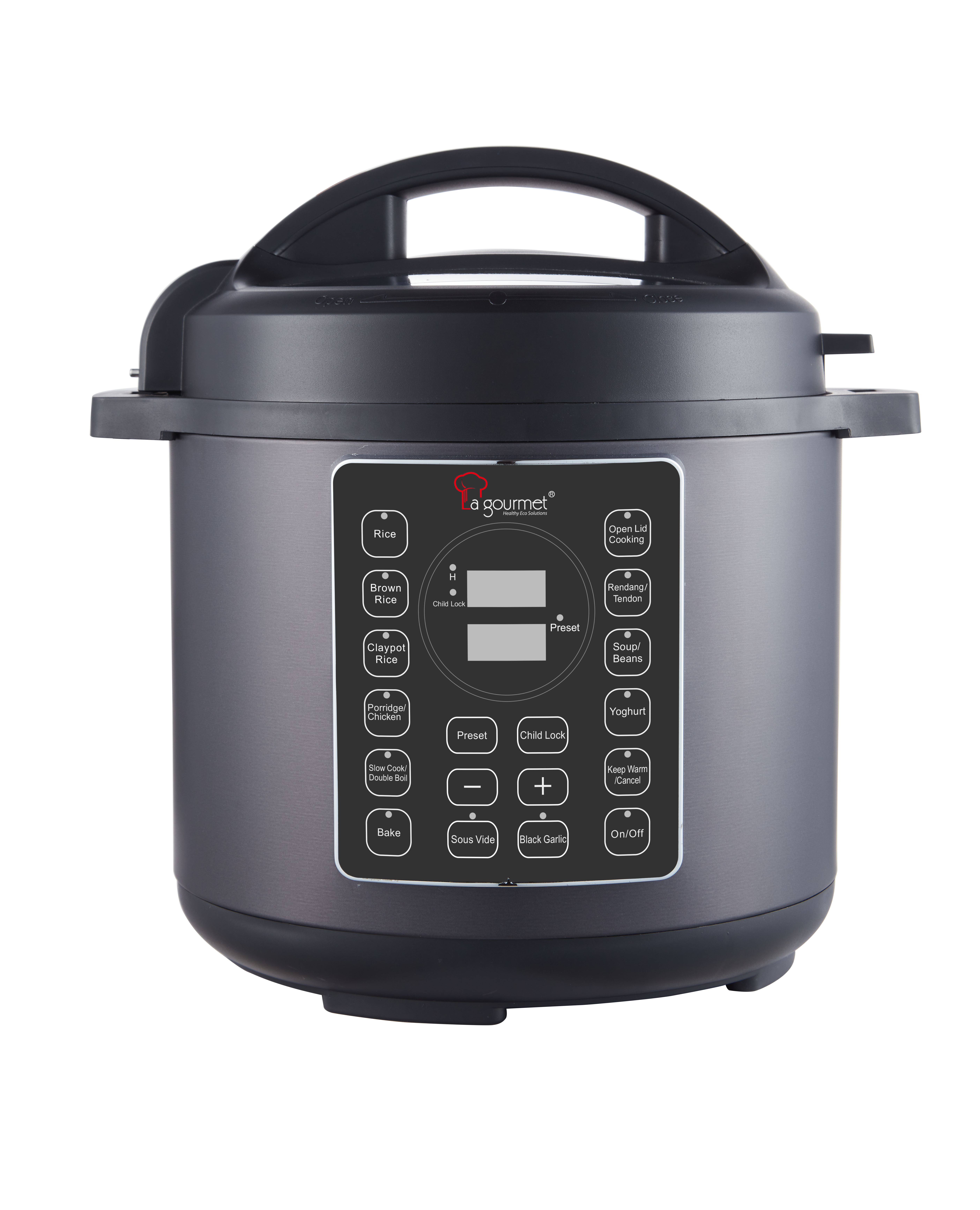 La gourmet Healthy Rice Cooker, Coal Black Chef Wan Lifestyle
