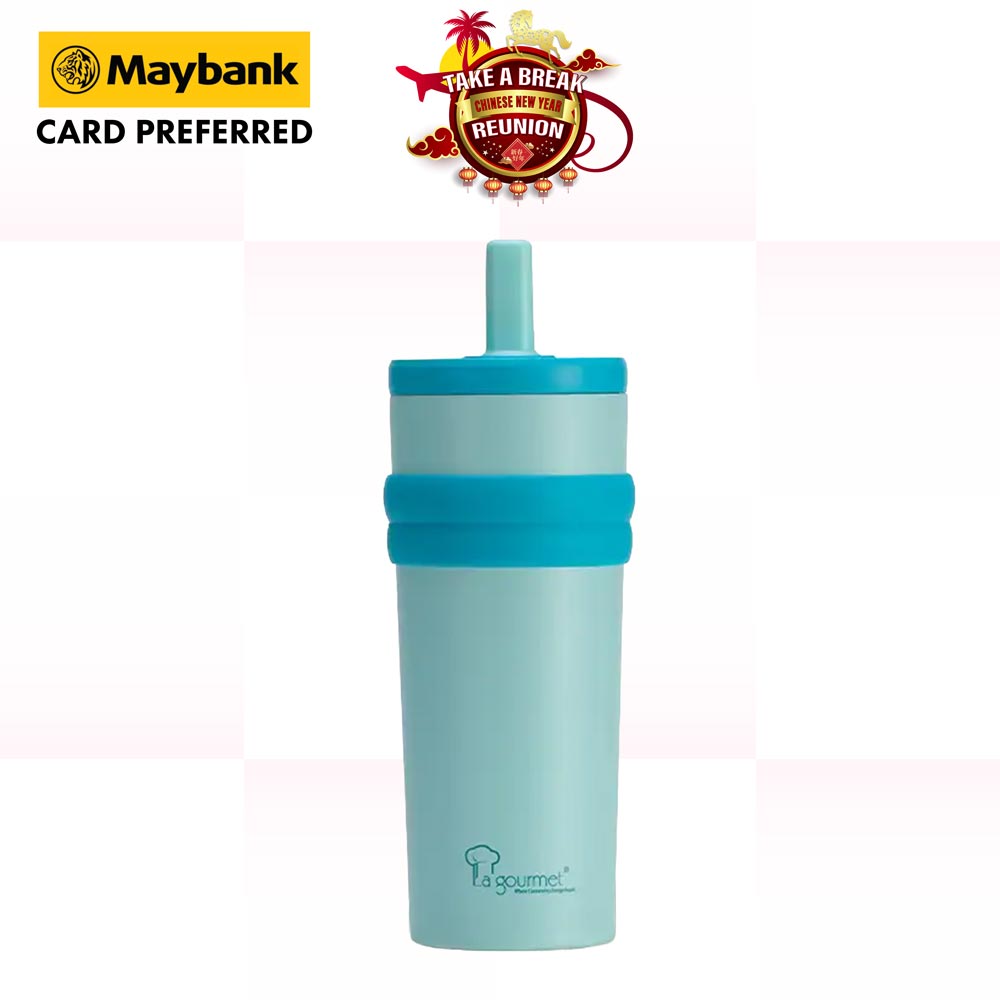 LGMTWFLO432261-La-gourmet-FLO-550ml-Thermal-Mug-Minty-Splash---TFAB---CNY